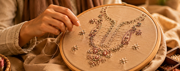 Hand-Embroidered Craft