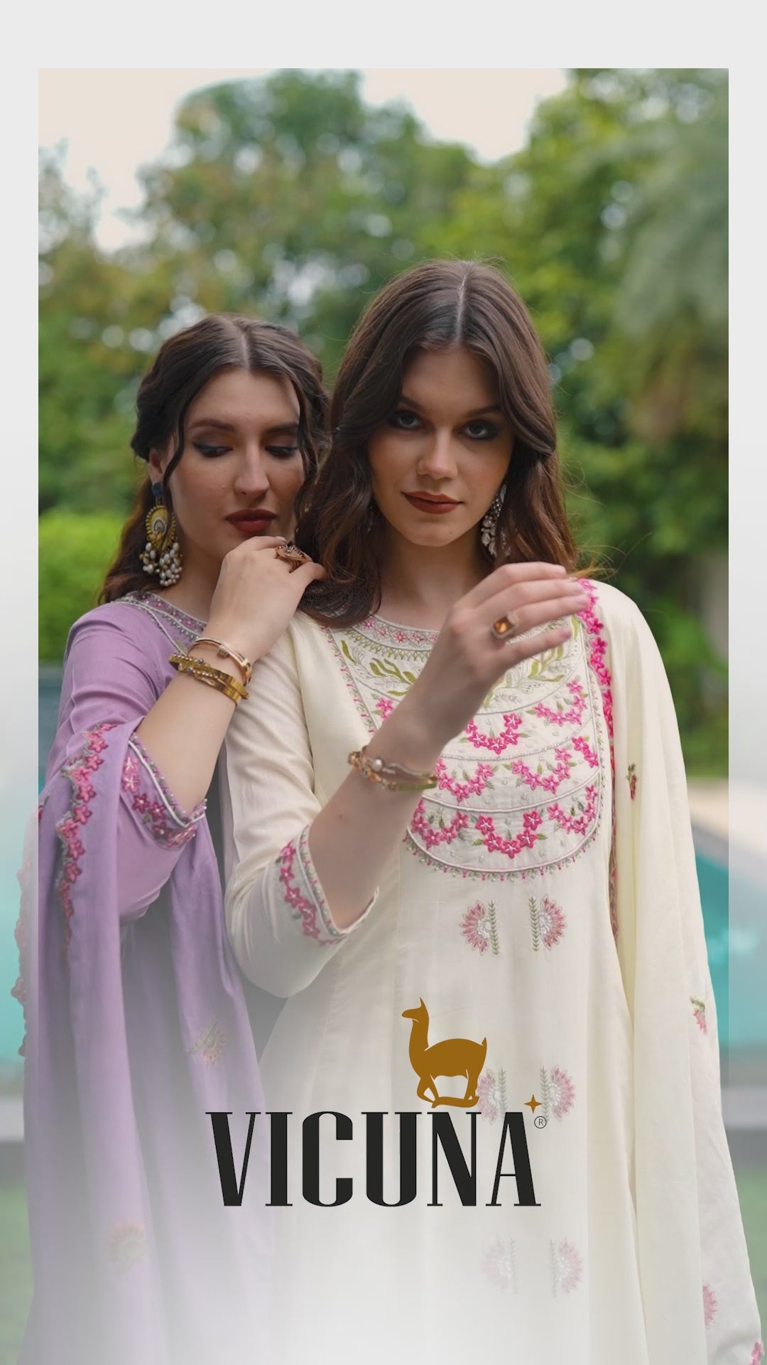 Muslin Handcrafted Suit Set with Embroidered Dupatta in Purple