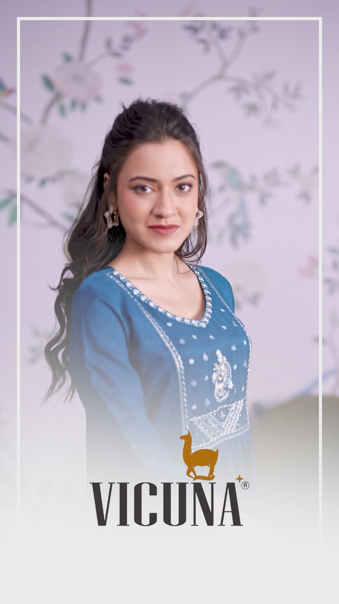 Rama Muslin Handcrafted Suit Set with Embroidered Dupatta
