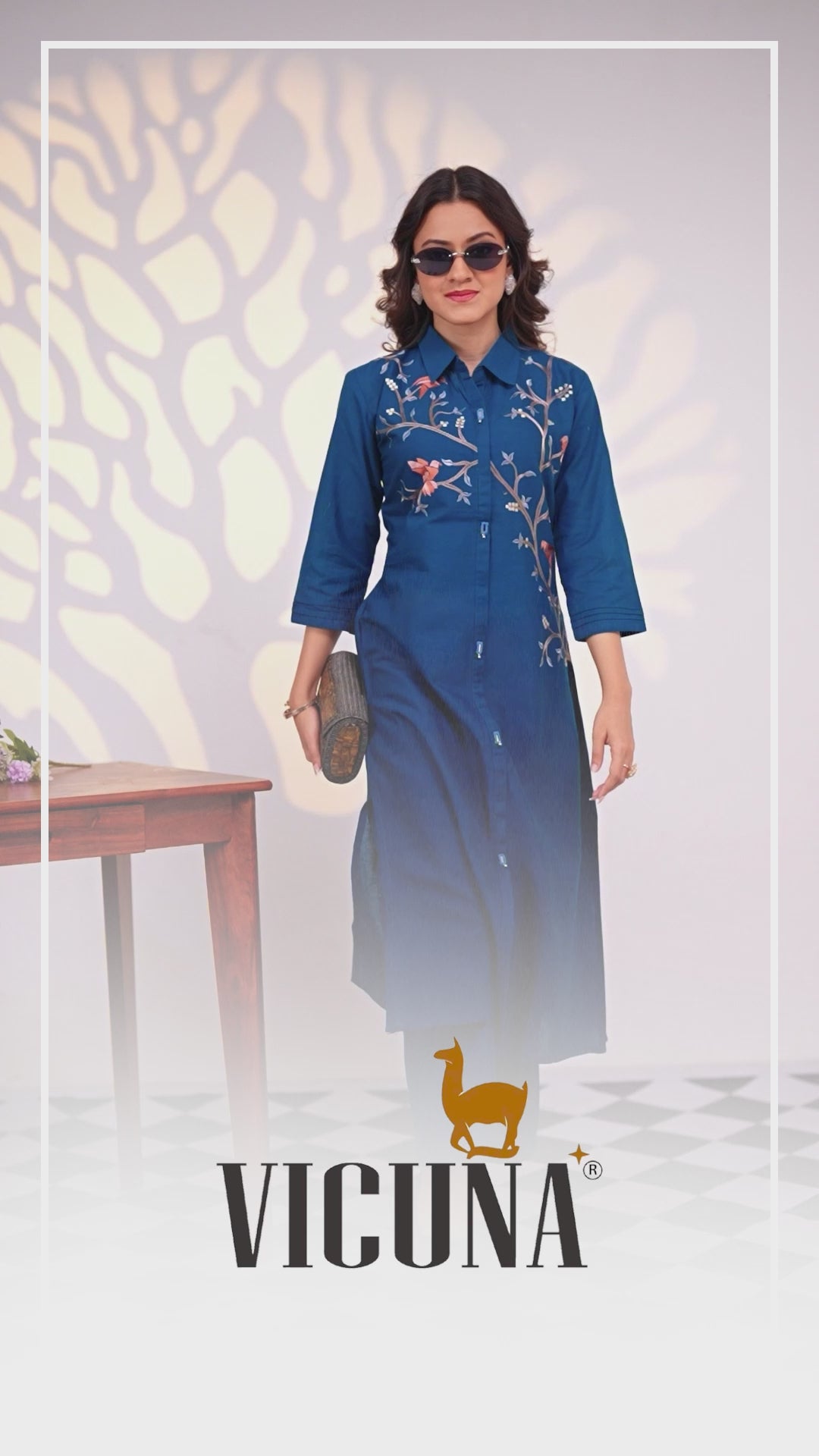 Morepich Dhabu Cotton A-Line Suit Set
