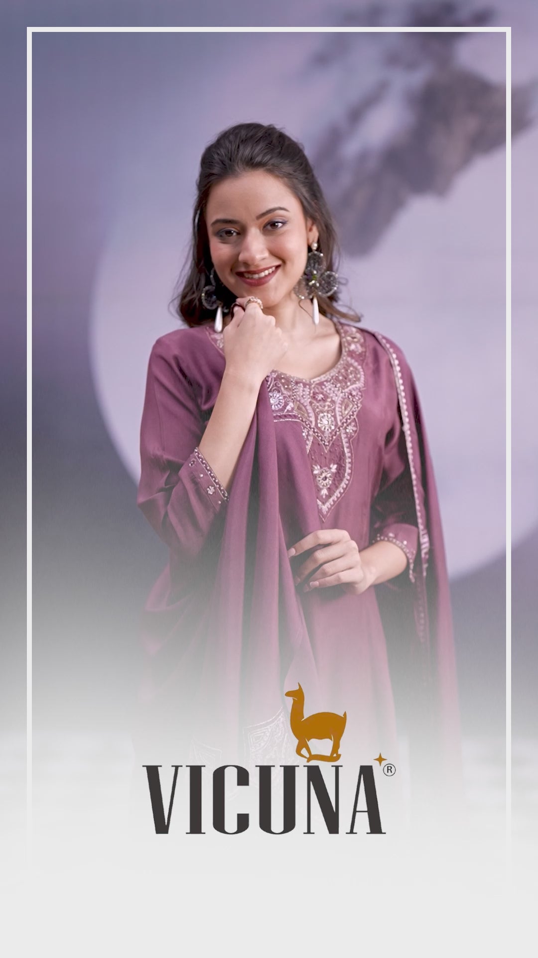 Onion Muslin Handcrafted Suit Set with Embroidered Dupatta